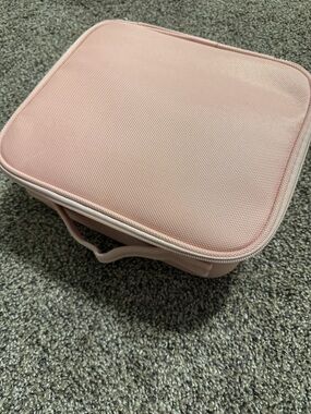 Blush Pink Structured Travel Case
